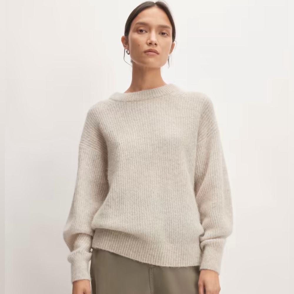 Everlane The Alpaca Crew Gray Size Small